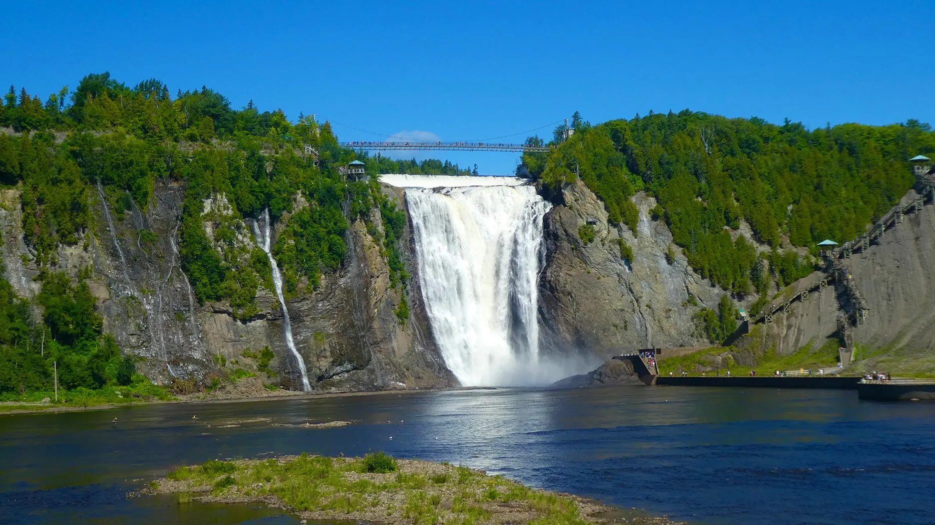 Découvrir la Chute Montmorency à côté de Québec
